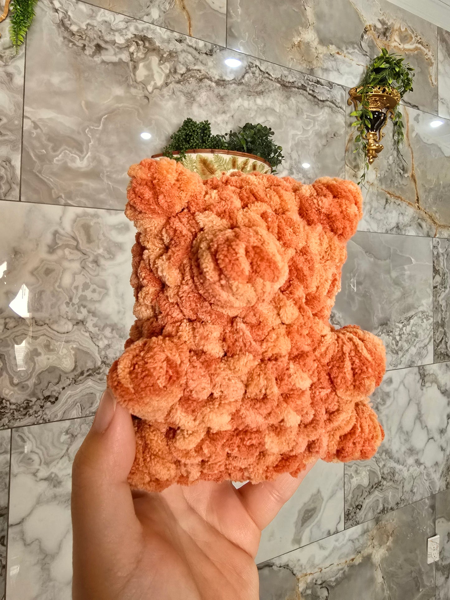 Crochet Orange Gummy Bear