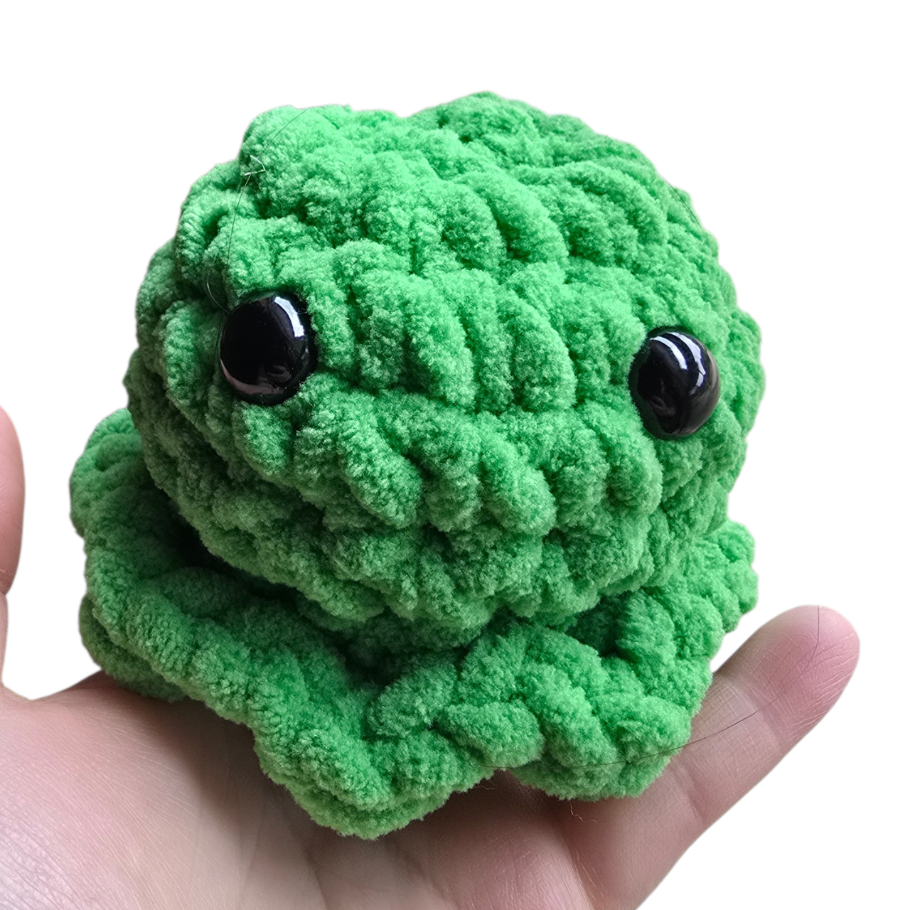Crochet Green Mini Octo Plushie