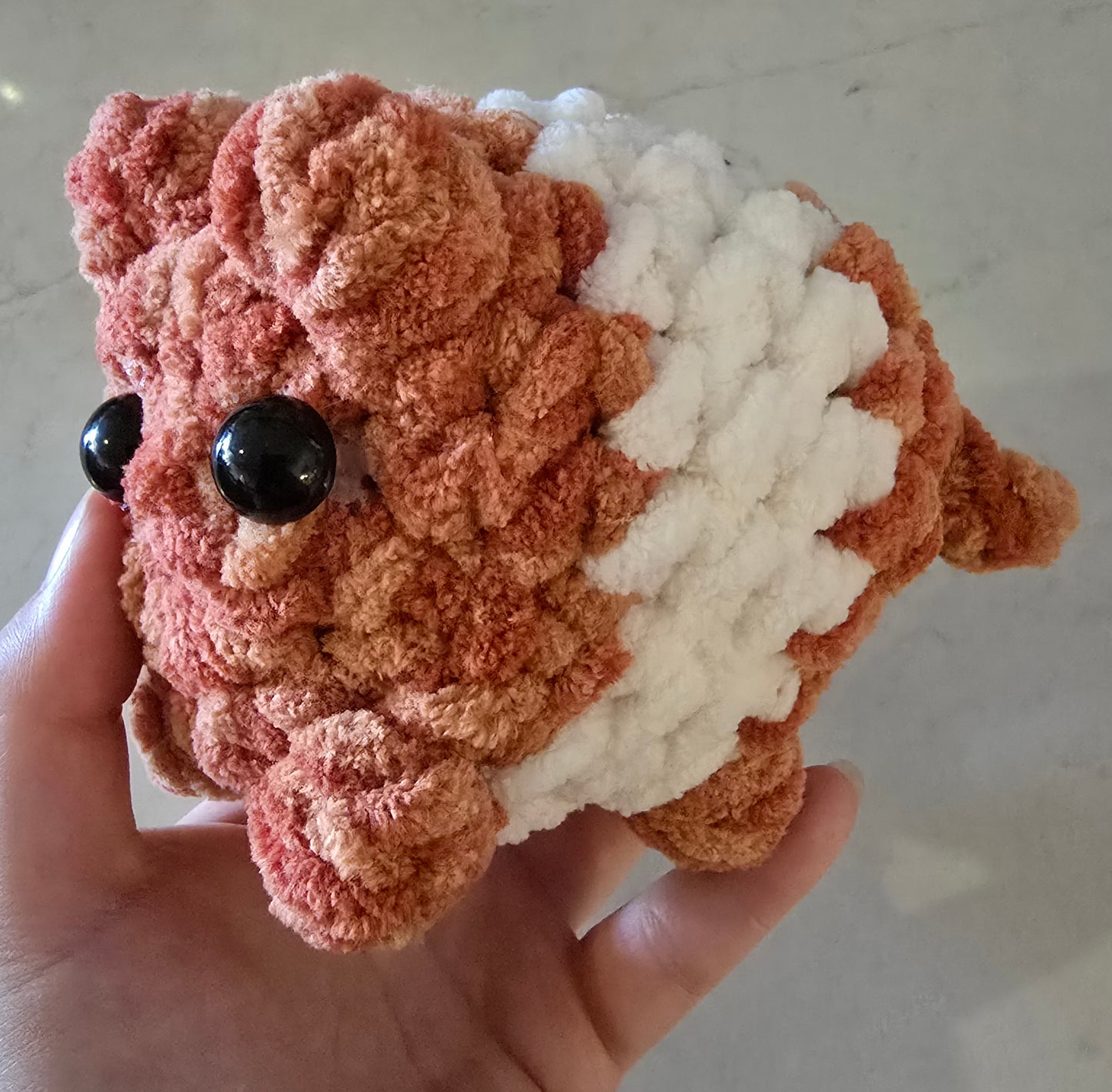 Crochet Orange Loaf Cat