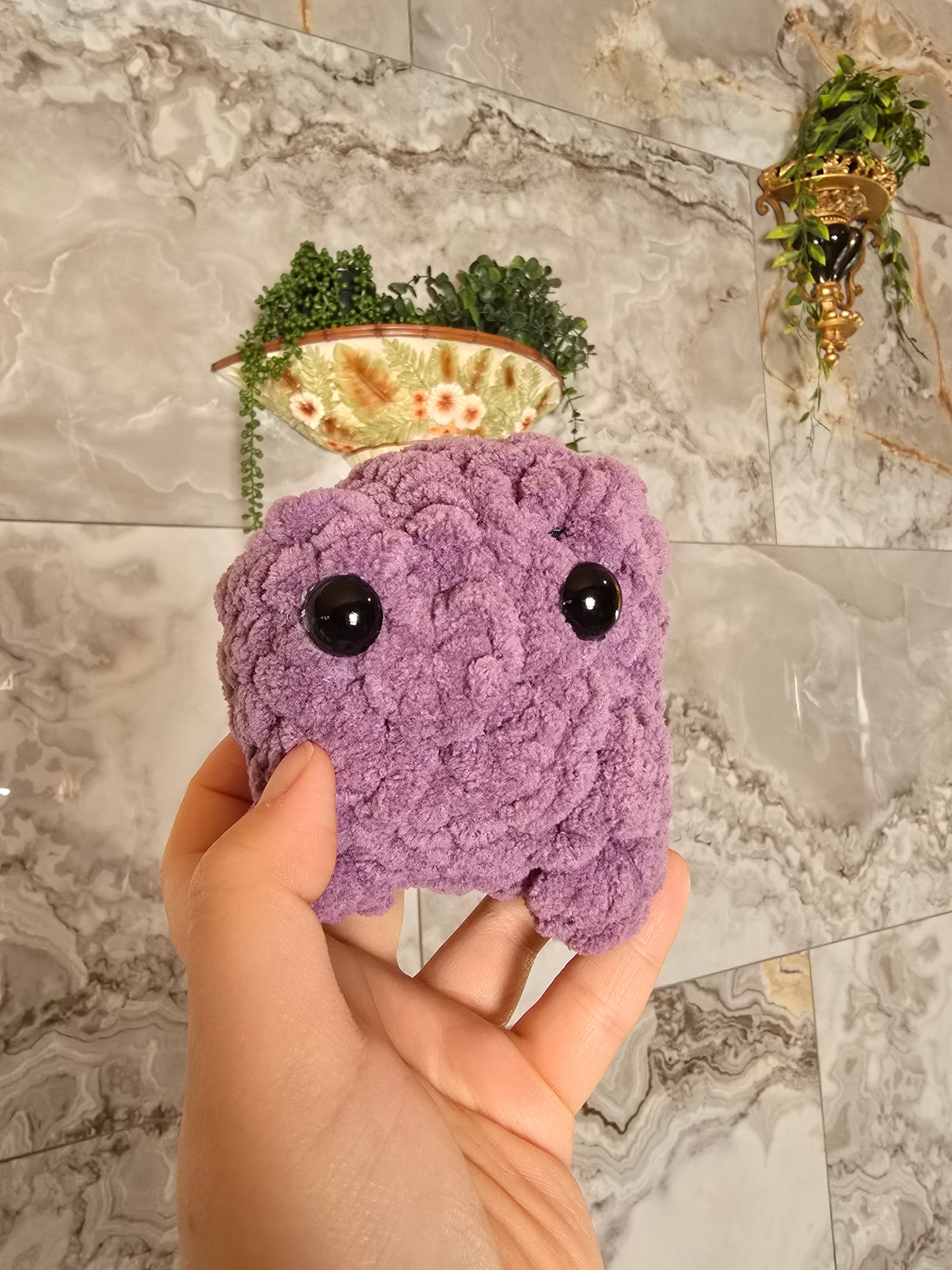 Crochet Purple Cat