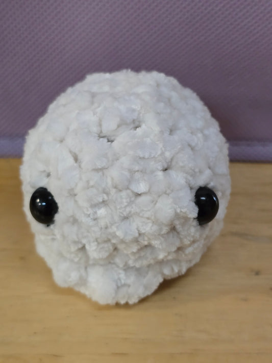 White Mini Octo Crochet Plushie