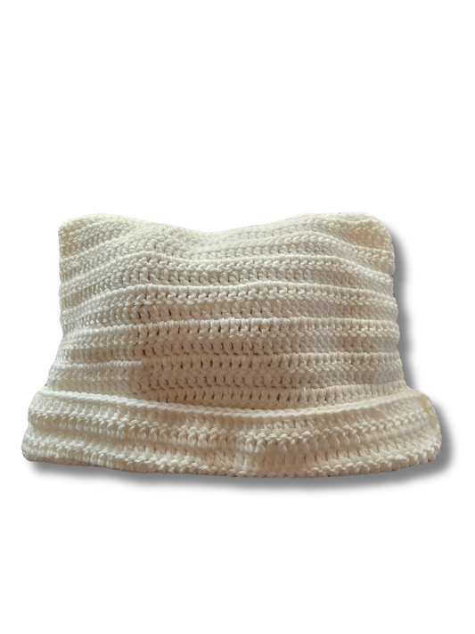 White Cat-Ear Beanie