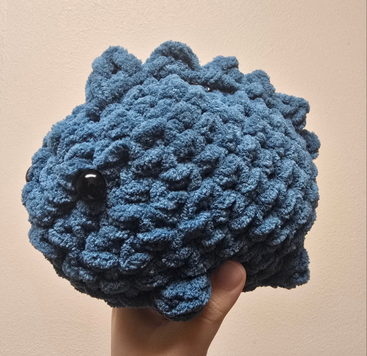 Crochet Blue Dino