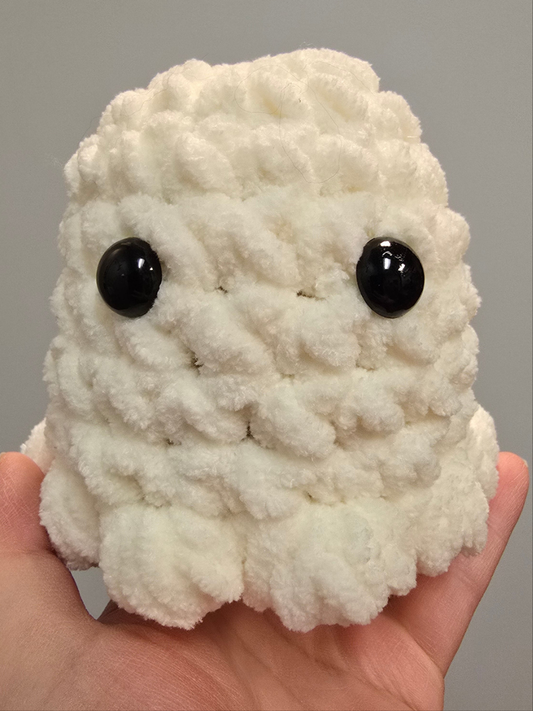 Halloween Ghost Crochet Plushie White