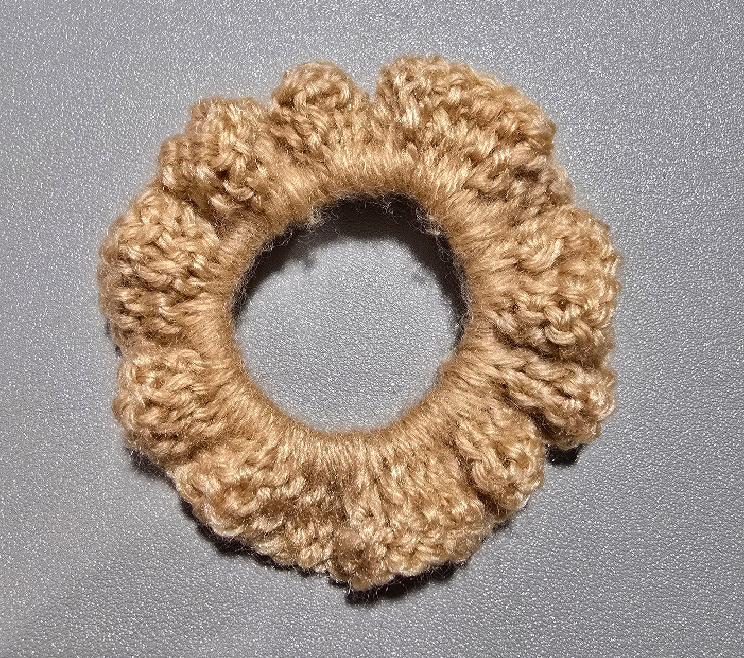 Light Brown Khaki Scrunchie (Pack of 2)