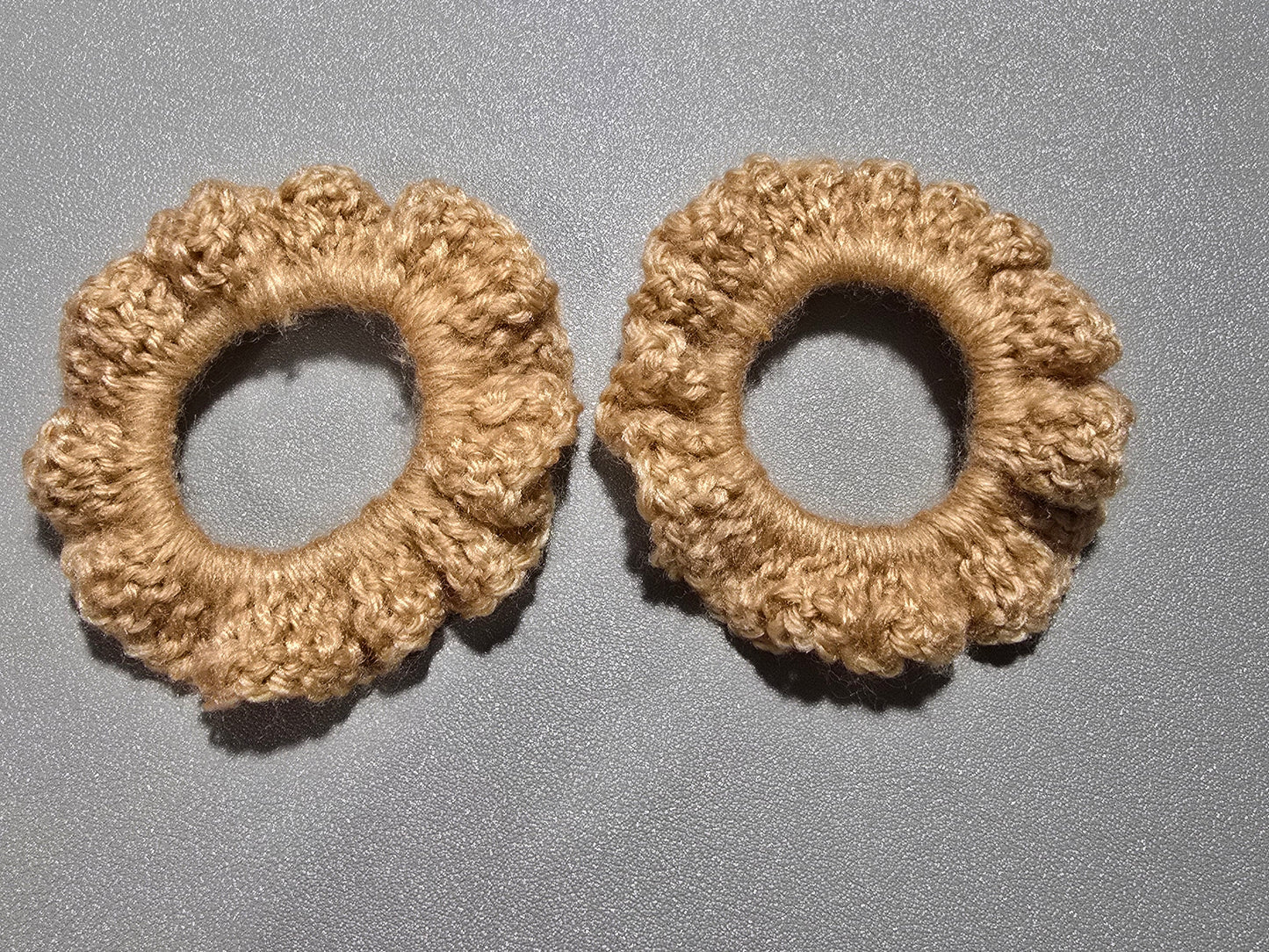 Light Brown Khaki Scrunchie (Pack of 2)