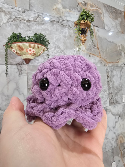 Crochet Purple Octo Plushie