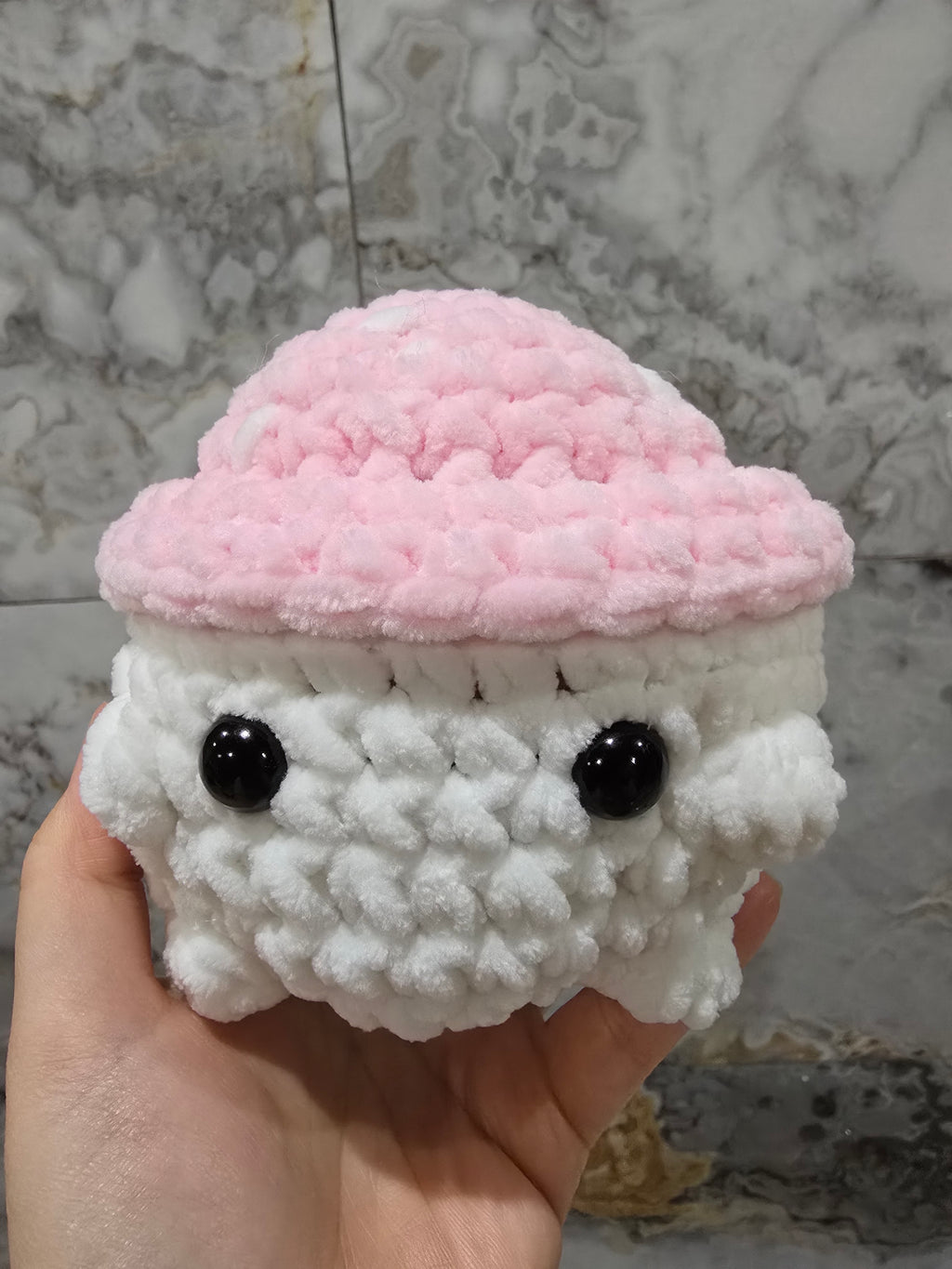 Crochet Chonky Mushroom Plushie