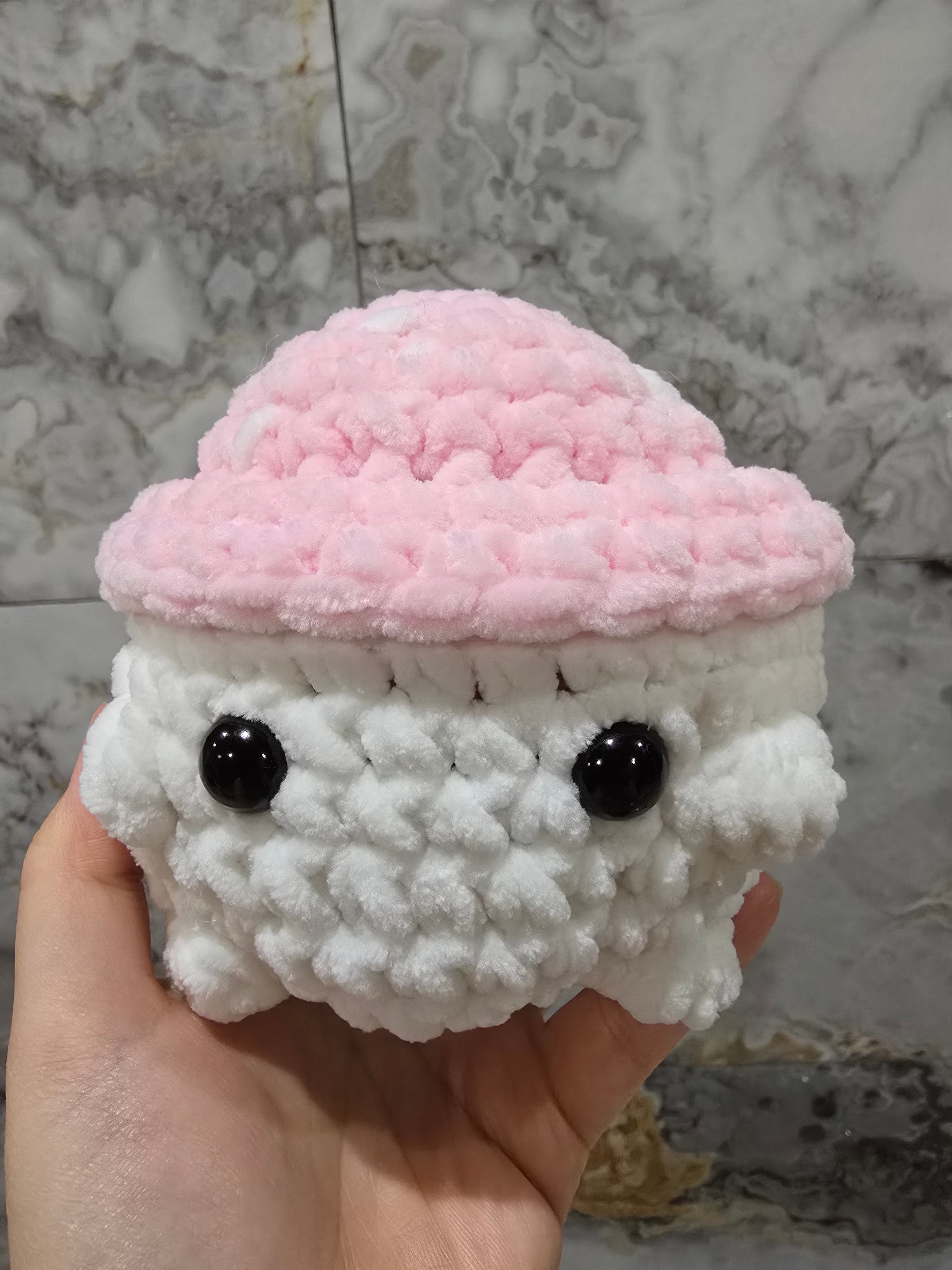 Crochet Chonky Mushroom Plushie