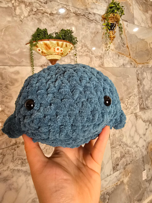 Crochet Teal/Blue Whale