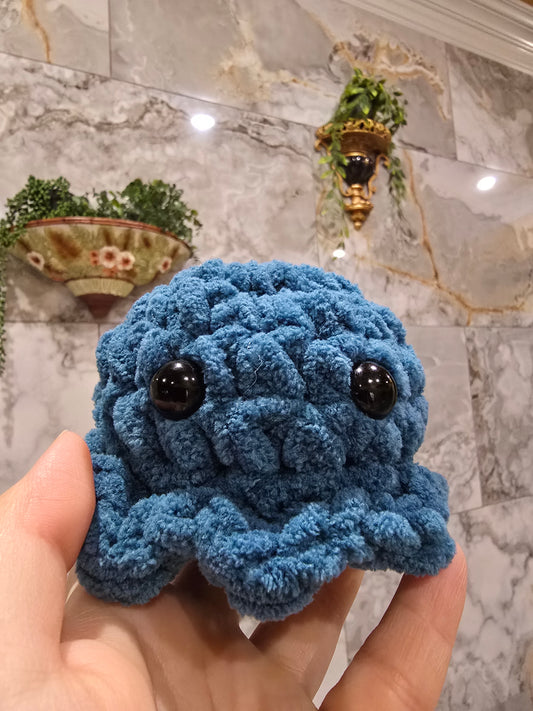 Crochet Teal Octo Plushie