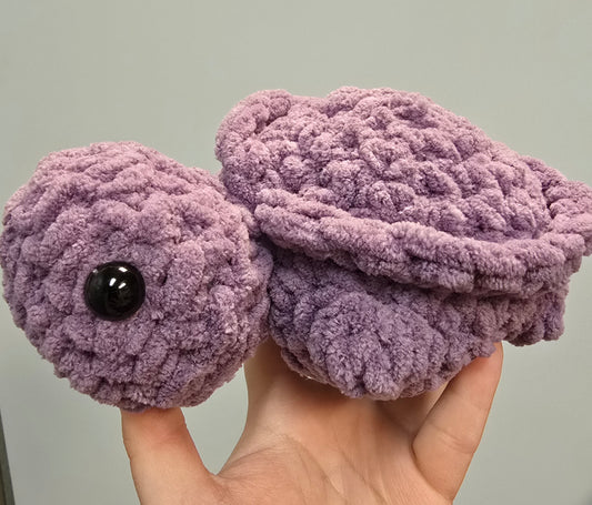 Crochet Turtle Purple