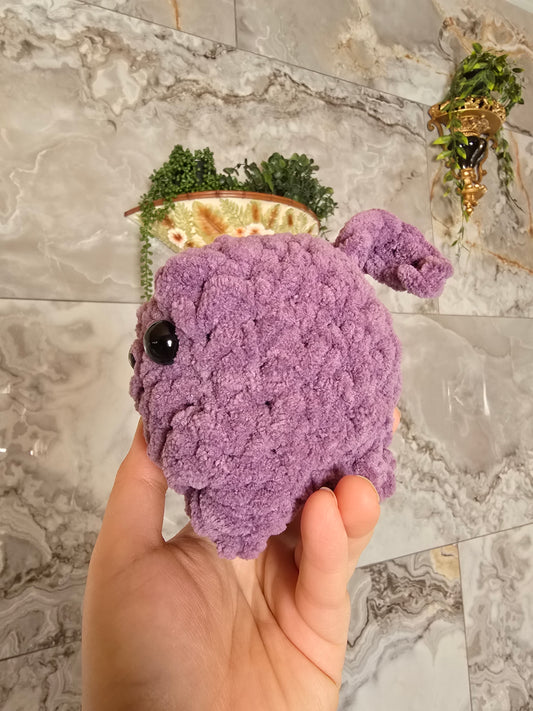 Crochet Purple Cat