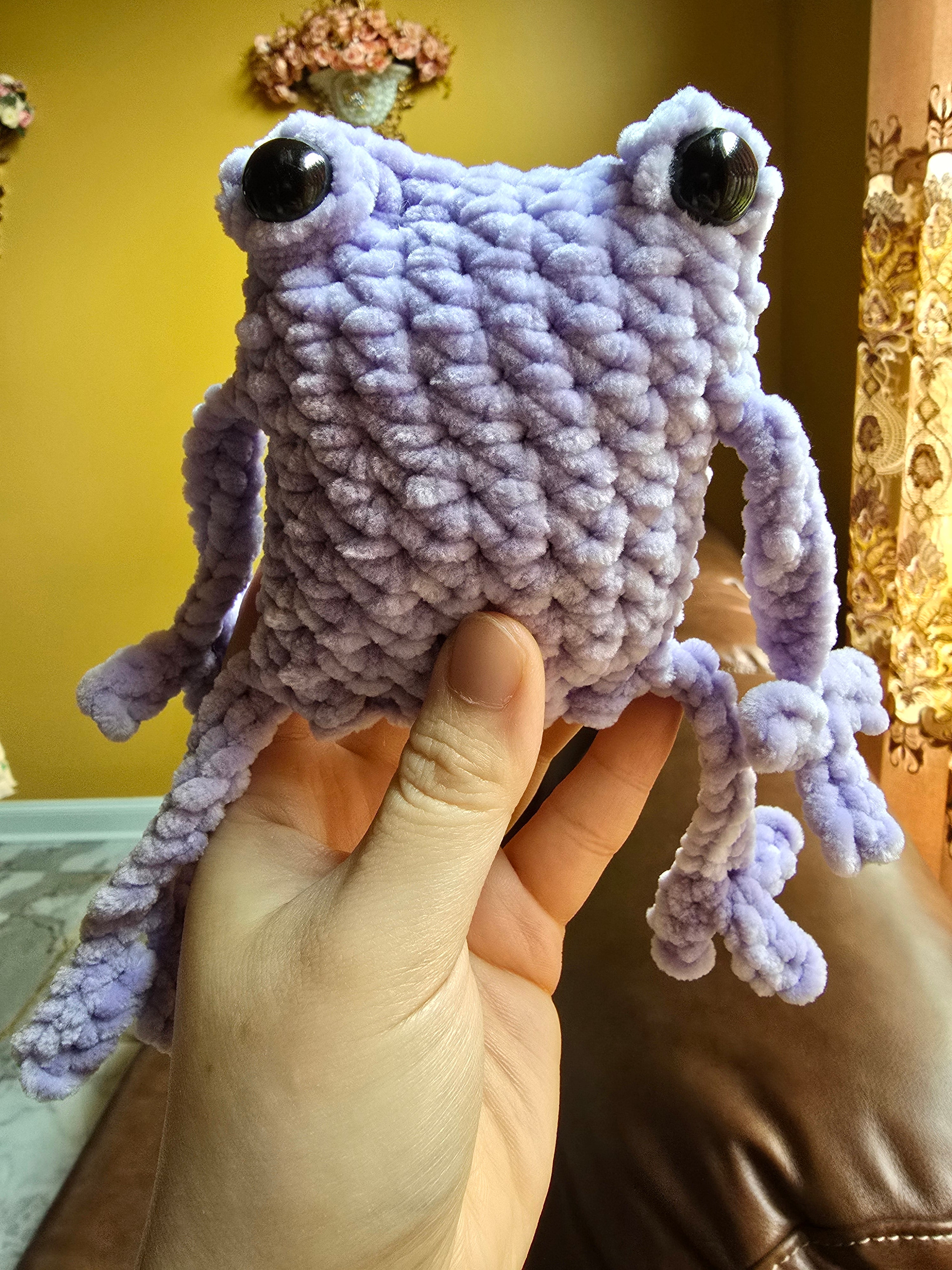 Crochet Leggy Froggy Plushie