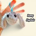 Bunny Keychain (White)