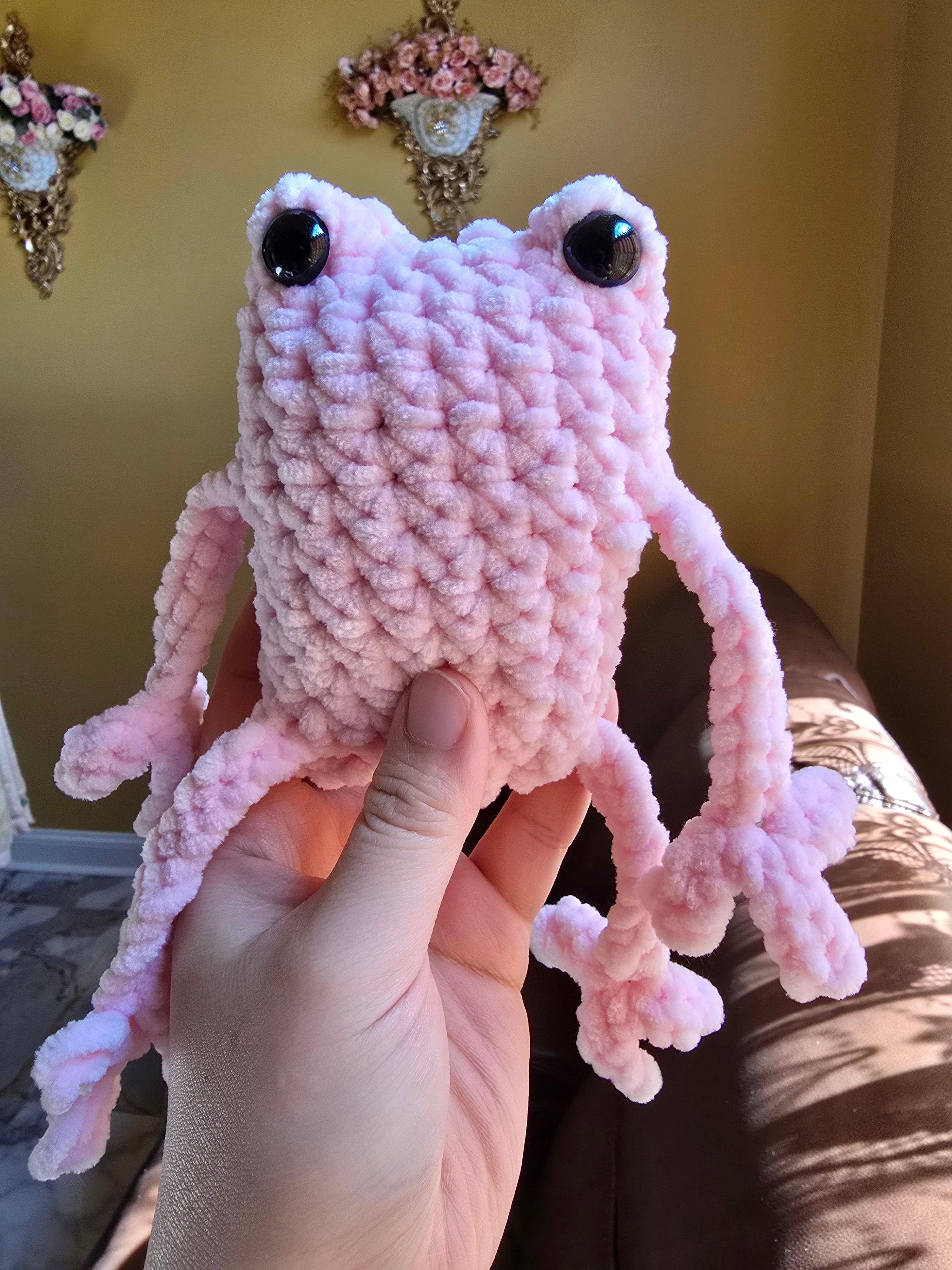 Crochet Leggy Froggy Plushie