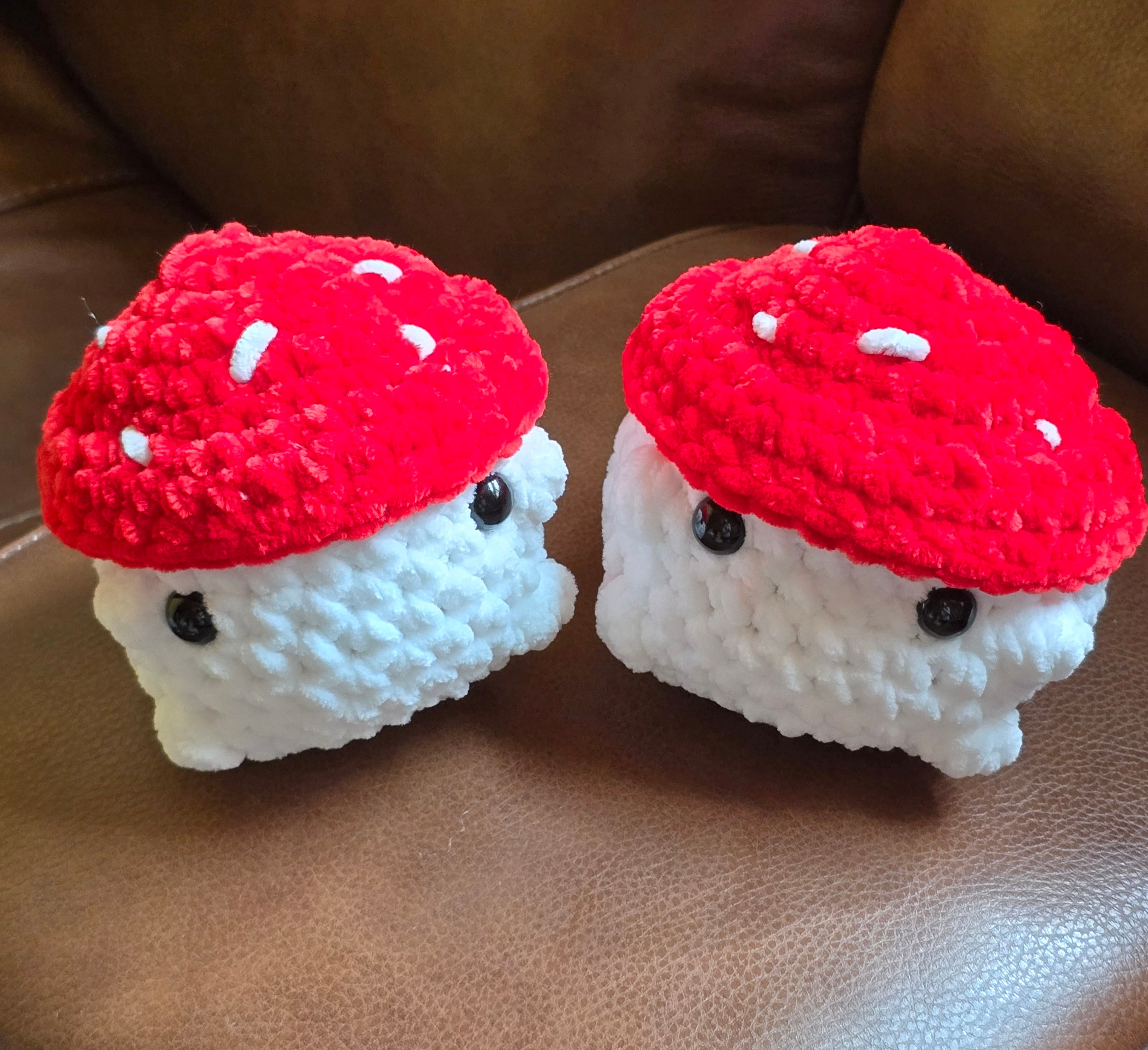 Crochet Chonky Mushroom Plushie