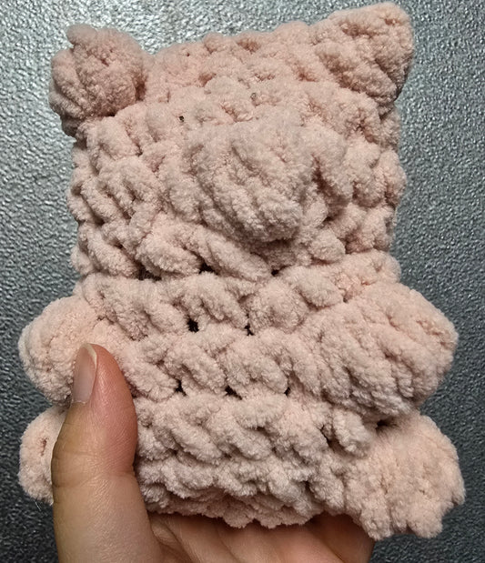 Crochet Light Pink Gummy Bear Plushie