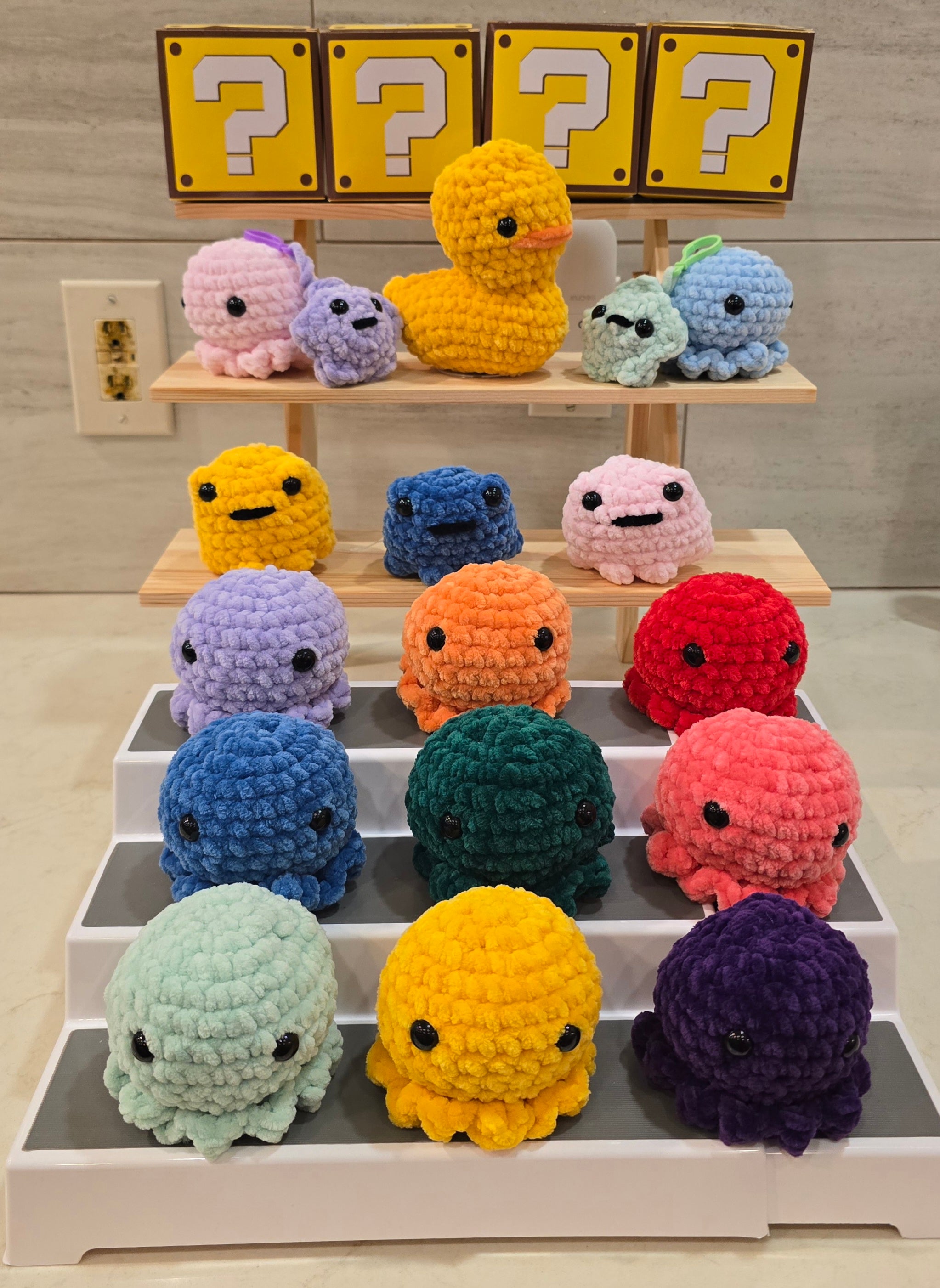 Mini Octo Crochet Plushie - Random Color