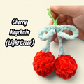 Cherry Keychain (Light Green Stem)