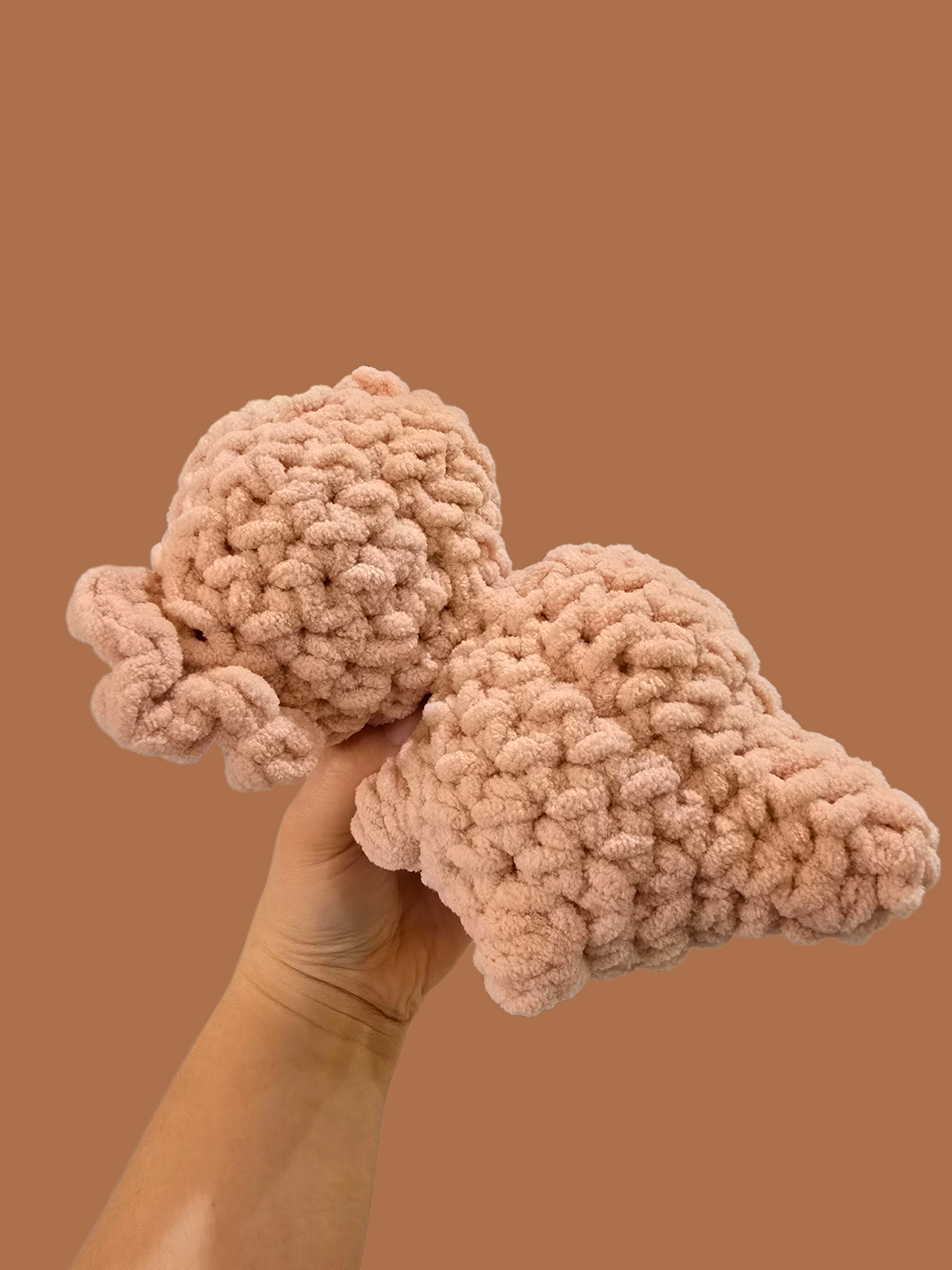 Crochet Pink Axolotl Plushie