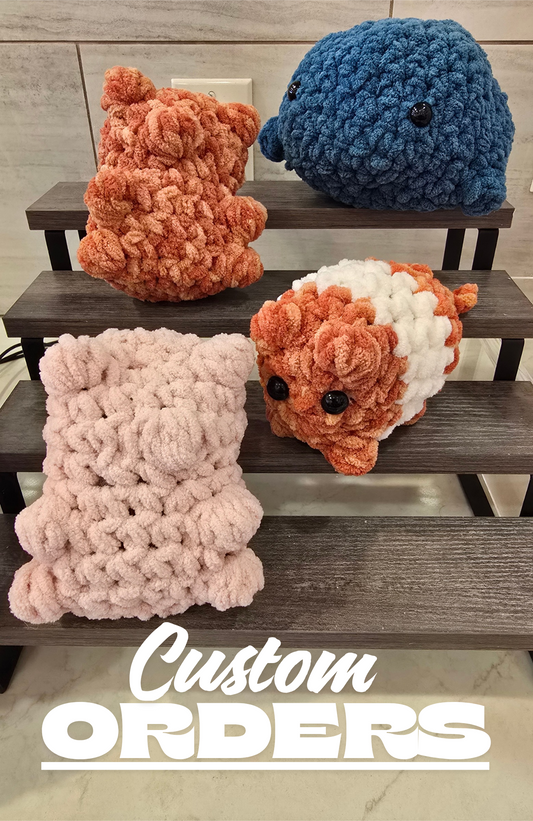 Custom Order - Crochet Plushie (Small/Medium)