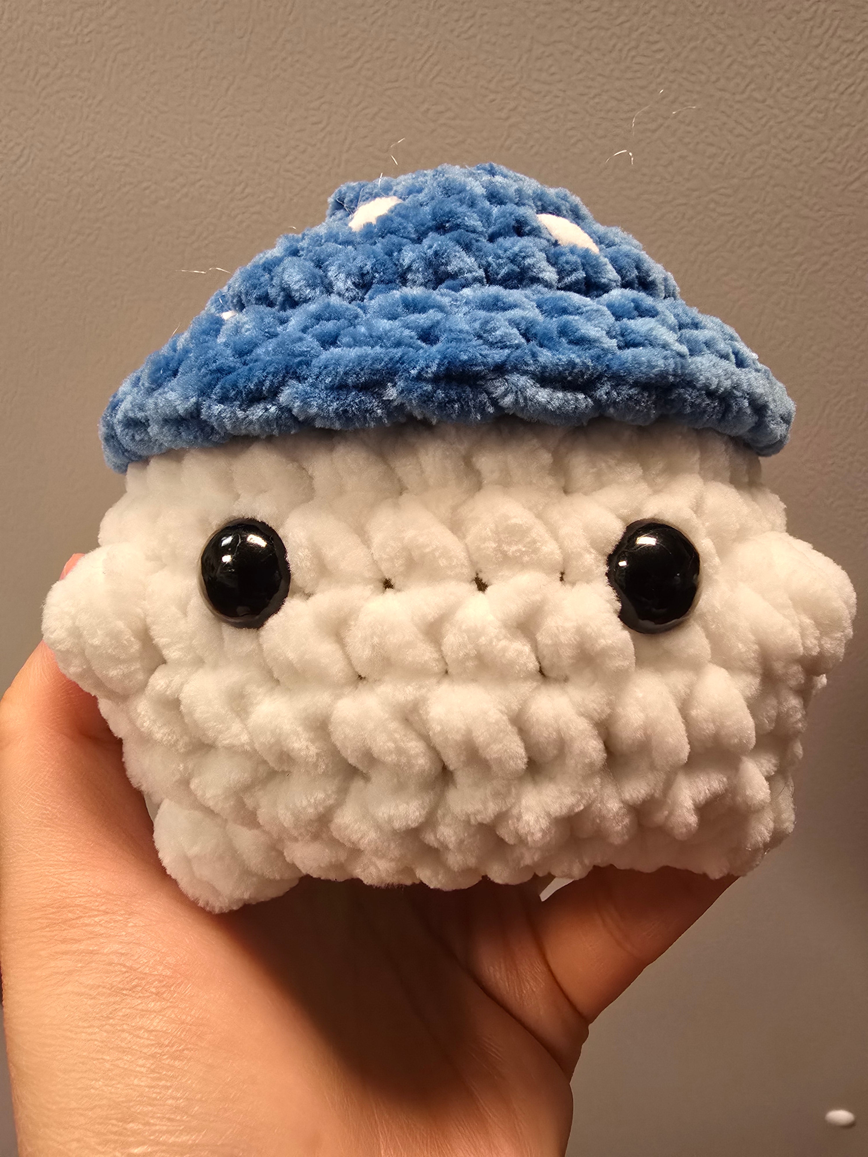 Crochet Chonky Mushroom Plushie
