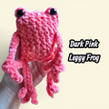 Dark Pink Leggy Frog
