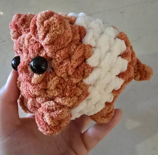 Crochet Orange Loaf Cat