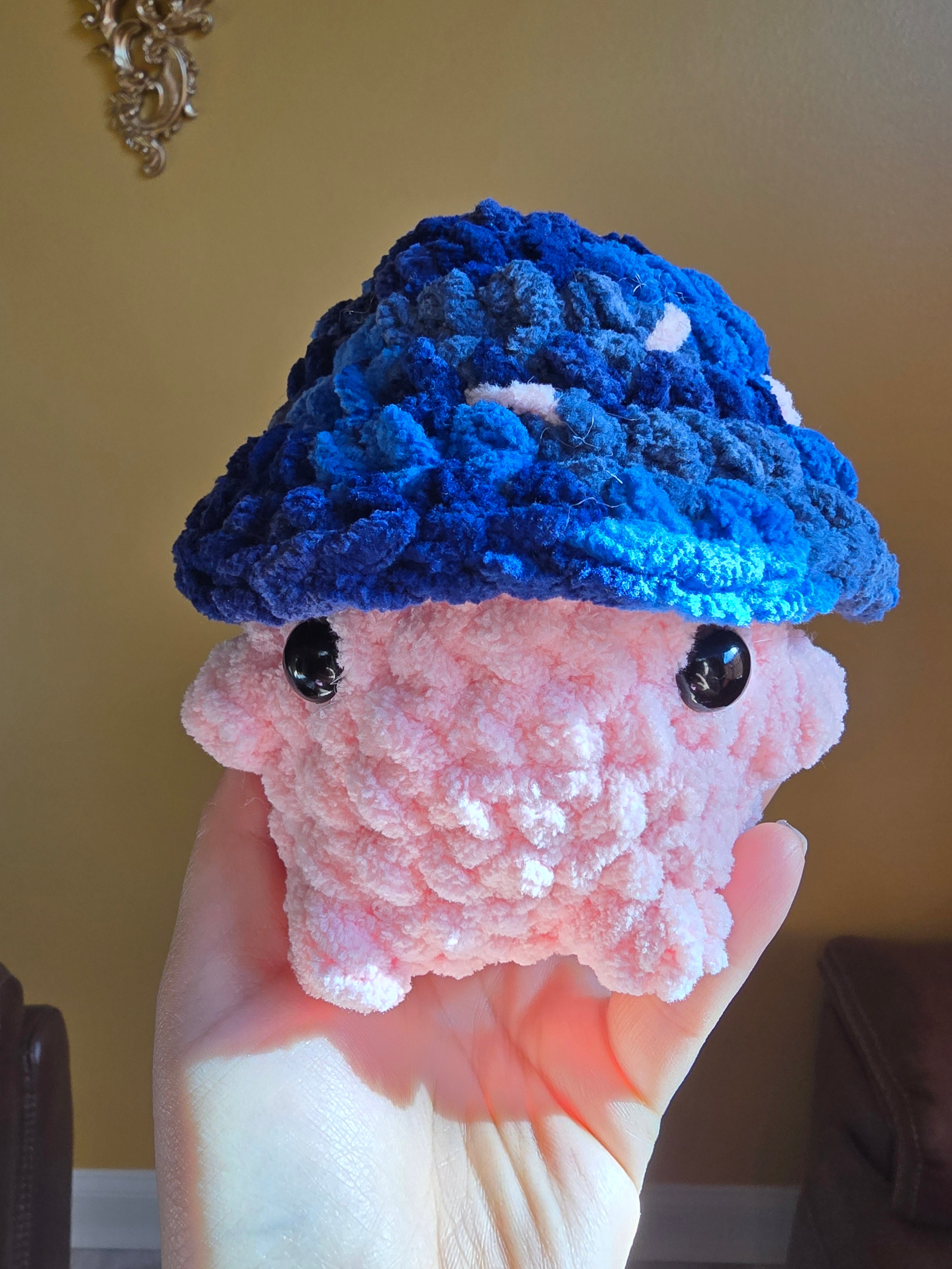 Crochet Chonky Mushroom Plushie