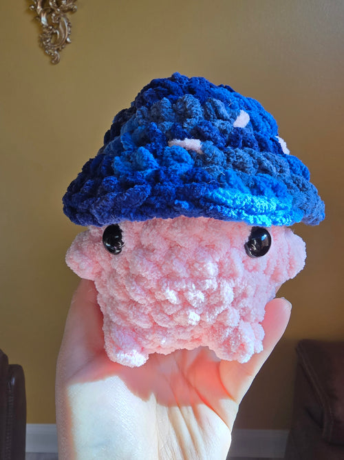 Crochet Chonky Mushroom Plushie